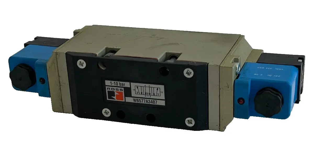 NEW ROSS CONTROLS W6577A3407 SOLENOID VALVE 1-10 BAR