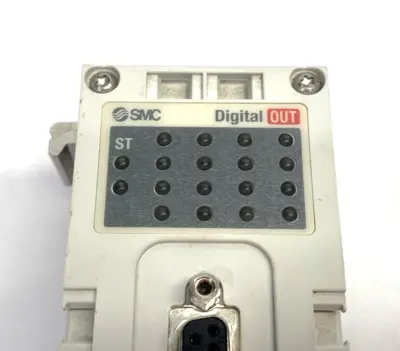 Used SMC Serial Transmission Digital Output Module, PNP 24-Points, 24VDC PLC Processors Michigan US | Maverick Industrial Sales #1389225