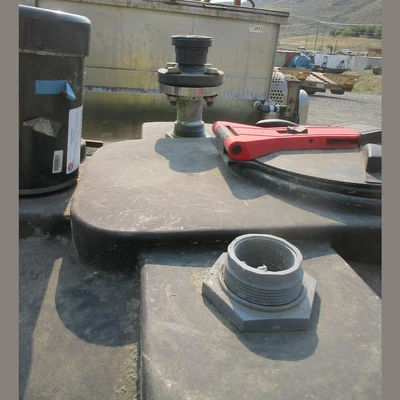 210 Gallon Plastic Mixing Tank
