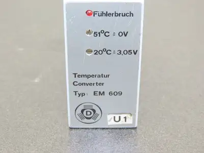 Max Dätwyler EM609 Temperature Converter 11-Pin Relay