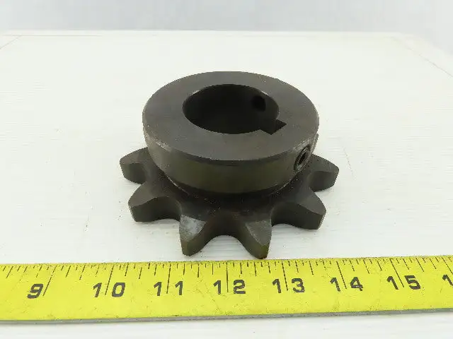 Martin 100BS11 11 Tooth Single Roller Chain Sprocket 1-15/16" Keyed Bore