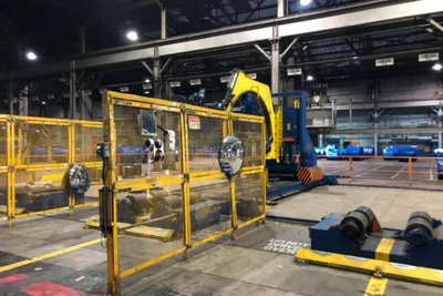 Used 2014 SAMUEL STRAPPING SYSTEMS MEC DAGI 1800 Wrapping Machines New Jersey US | National Machinery Exchange #1500021