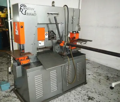 ARMSTRONG BLUM/ SPARTAN MODEL IW66D HYDRAULIC IRONWORKER