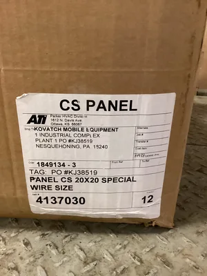 Parker ATI CS 20” x 20” Spray Booth Panel Filter 4137030 -NIB of 16