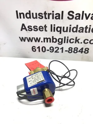 Alcon U31-43-21-12Z 1/4″ Brass 3 Way Solenoid Valve 120V 60Hz 14.25W