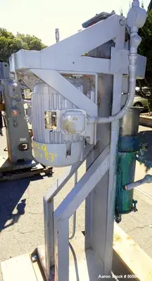 Used - Paint Media Mill, 8" x 30" Milling Chamber, 6 Gallon, 10 HP Motor
