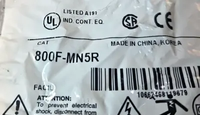Allen Bradley 800F-MN5R LED Module With Metal Latch. Loc4C30