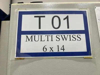 Used 2013 TORNOS MULTISWISS 6X14 Swiss Type Automatic Screw Machines Illinois US | Graff-Pinkert #83271