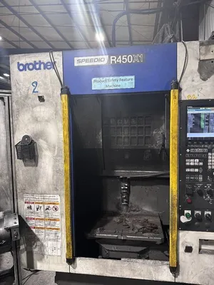 2018 BROTHER SPEEDIO R450X1 Vertical Machining Centers | Tight Tolerance Machinery (2)