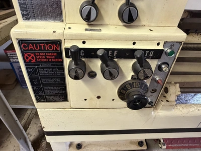 USED JET GH-1640R GEAR HEAD ENGINE LATHE