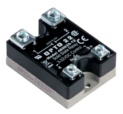 Opto 22 575D45-12 575 VAC 45 A DC Control Solid State Relay SSR, Transient Proof [New]