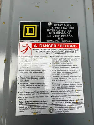 SQUARE D H361 Electrical/PLC/Automation | ESS Industrial Equipment Sales (8)