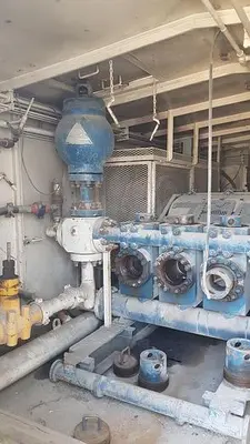 USED EMSCO F-500 TRIPLEX MUD PUMP