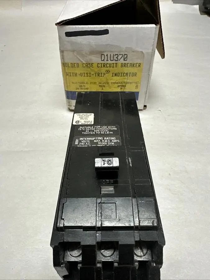 Used SQUARE D Q1U370 Circuit Breakers | Surplus Asset Holdings #1188957