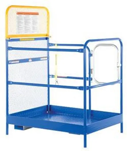 Vestil Model WP3648 Work Platform / Man Cage; All Steel Construction