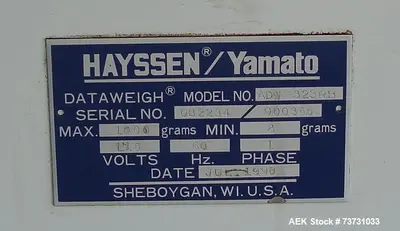 Used YAMATO ADW-323-RB Linear Packaging  Scales Illinois US | Aaron Equipment #1515534