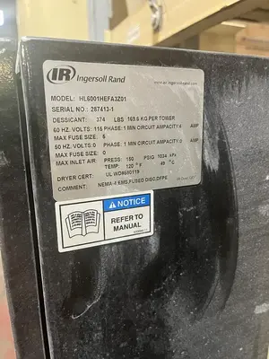 USED INGERSOLL RAND HL6001HEFA3Z01