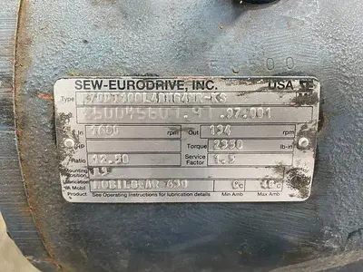 SEW-Eurodrive 5 Hp Gear Motor