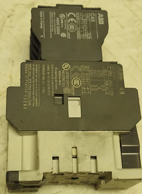 ABB CA5-40N 40 Amp Control Relay with 120VAC Coil DIN Rail Mounting 8 Pole