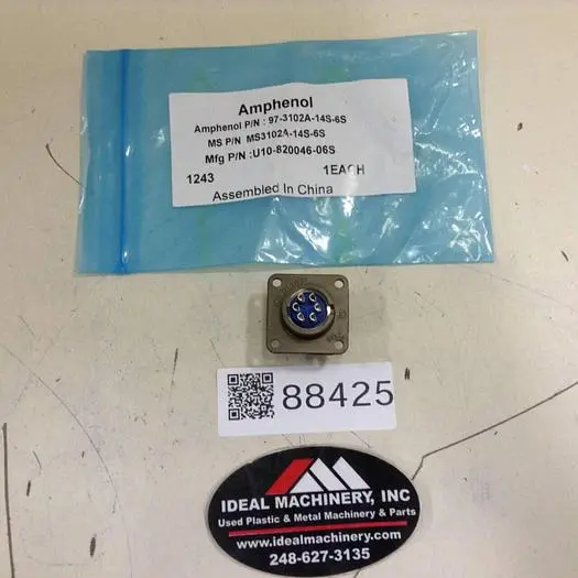 NEW AMPHENOL 97-3102A-14S-6S