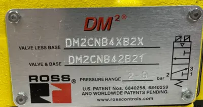 NEW ROSS DM2CNB42B21 BASE MOUNTED DOUBLE VALVE 2-8bar DM2CNB4XB2X