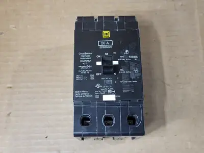USED SQUARE D EDB36020