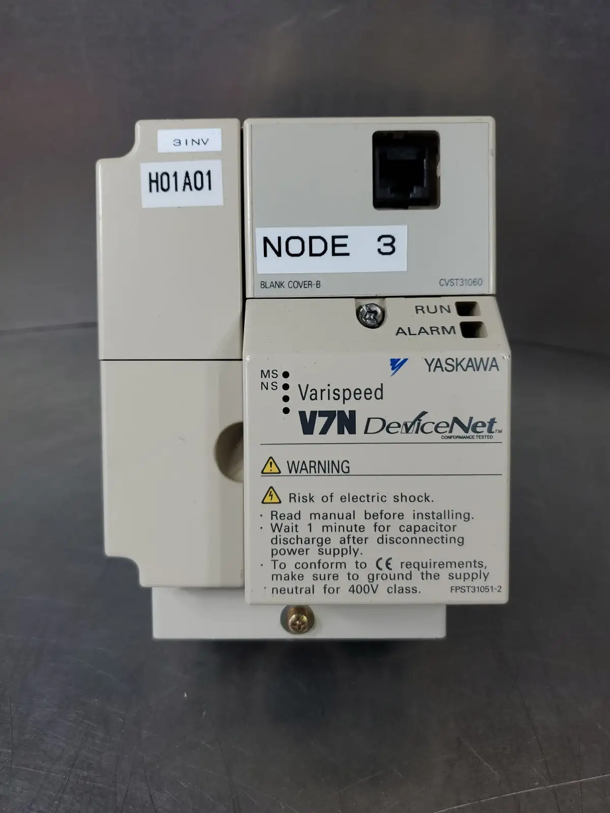 USED Yaskawa Varispeed V7N w/DeviceNet Module