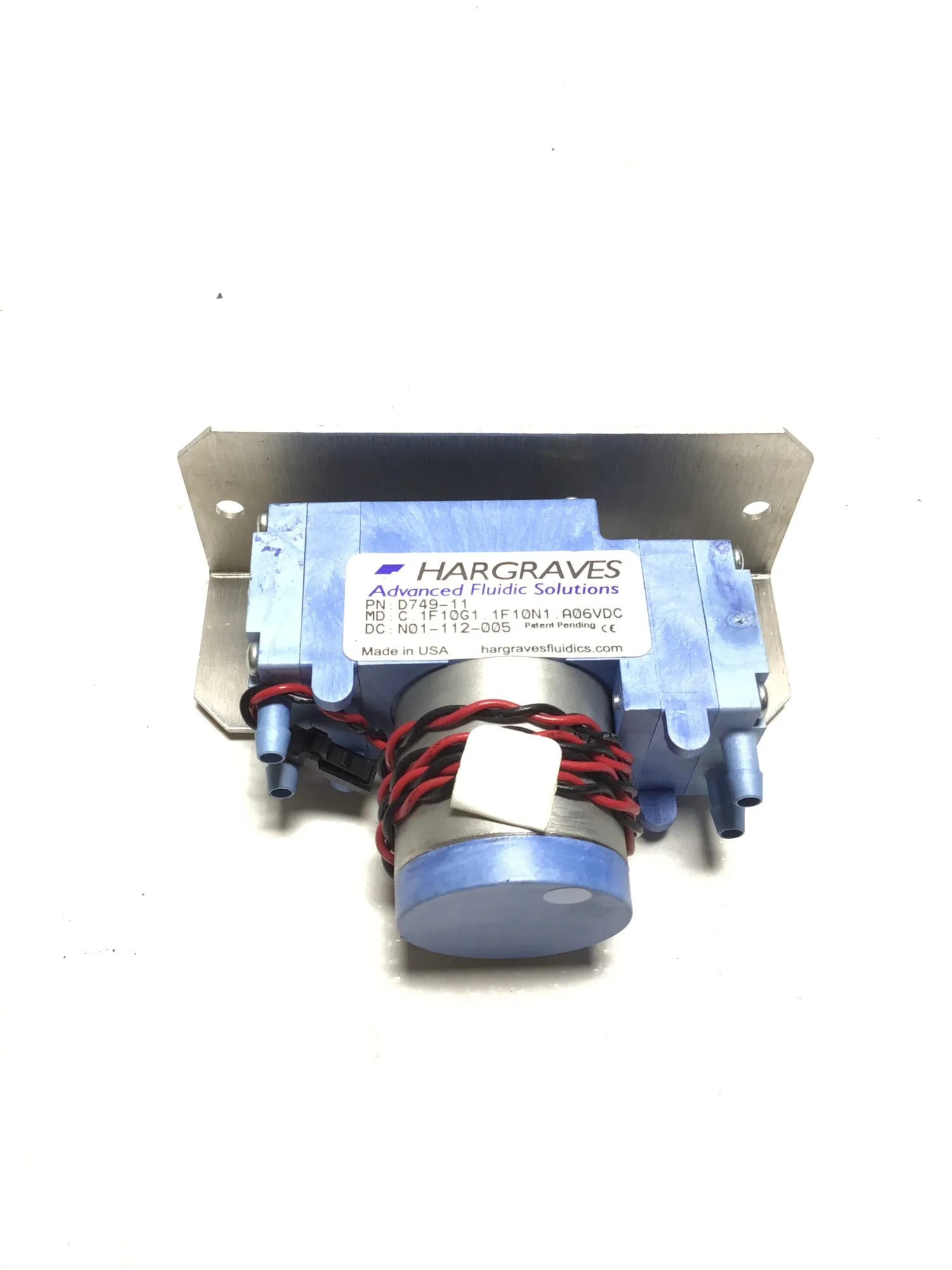 Hargraves D749-11 Mini Vacuum Pump Assembly