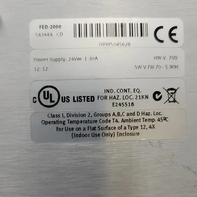 Used FESTO FESTO PANEL UNIT FED-2000 543444 CD Misc Electrical & Power Parts | ND Industrial Surplus #1219658