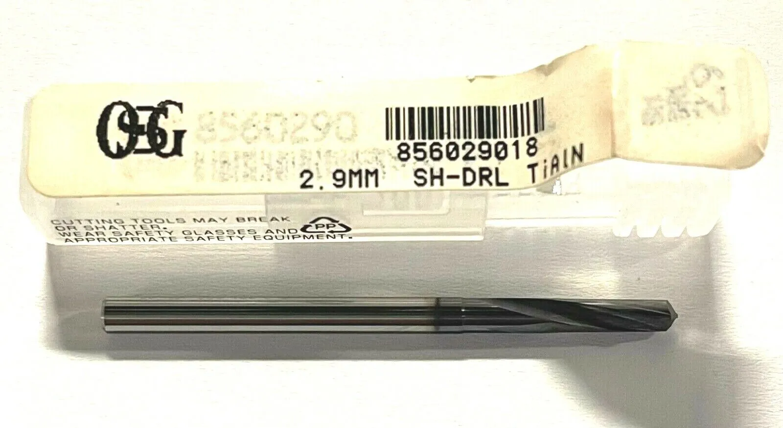 OSG 2.9mm Solid Carbide SH-Drill High Performance TiAlN Coated 8560290