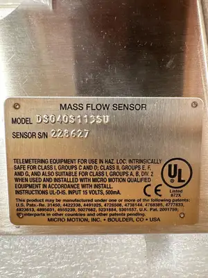USED MICRO MOTION DS040S113SU