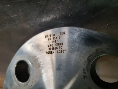 0.260" Bore Stainless Flanged Thermowell