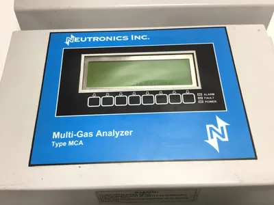 Neutronics Type MCA Multi-Gas Analyzer 110-120VAC 50/60Hz Serial No 963
