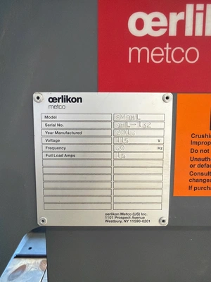 Used 2016 OERLIKON METCO SM9HL Welding Positioners Michigan US | K.B. Industries LLC #1305339