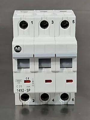 Allen Bradley 1492-SP3C200 Ser C circuit breaker 20 amp 3 pole. 4D-26
