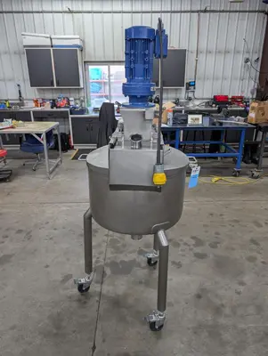 SS Single Wall 30 Gal. Mix Tank
