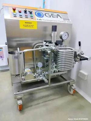 Used GEA Panther1500 Lab Homogenizer – 150 MPa | 50 L/h | Nanoemulsion | High Shear | 2022 | <300 Hrs Use