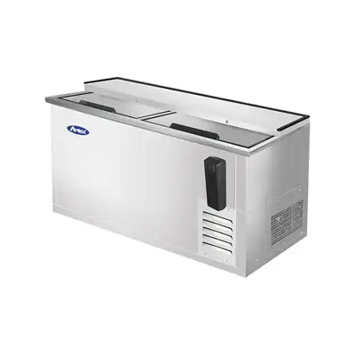 New | in-Stock Atosa New Atosa MBC65GR 65'' Bottle Cooler - Stainless Steel Bottle Coolers Illinois US | Falcon Restaurant Supply #1375323