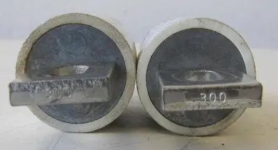 Lot of 2 Edison Semiconductor Fuse E25S 300 Amp 250V AC / DC