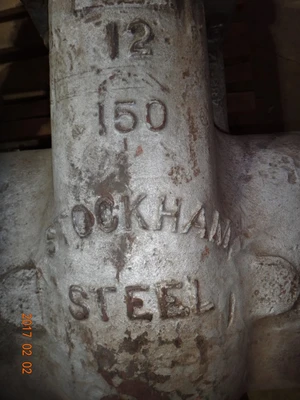 Stockham 12", Class 150, WCB, Gate Valve