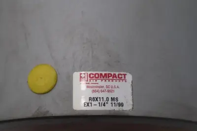 COMPACT AIR PRODUCTS R6X11.0 AIR CYLINDER EX1-1/4" STOCK #4648