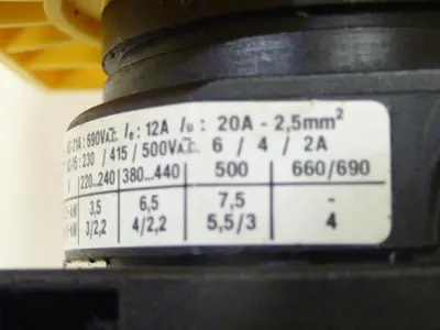 USED KLOCKNER MOELLER T0-2-8293
