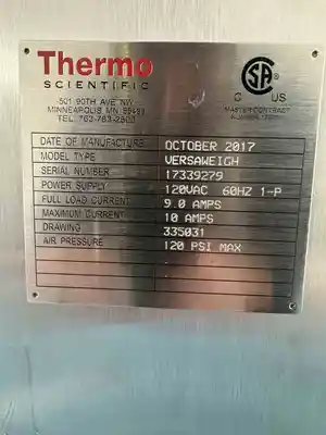 USED THERMO SCIENTIFIC VERSAWEIGH