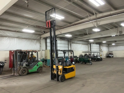 Used CATERPILLAR EP16KT 3-Wheel Sit down Electric Counterbalance Forklifts Michigan US | Miedema Asset Management Group #1760317