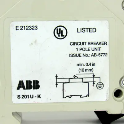 USED ABB S 201 U K 5 A