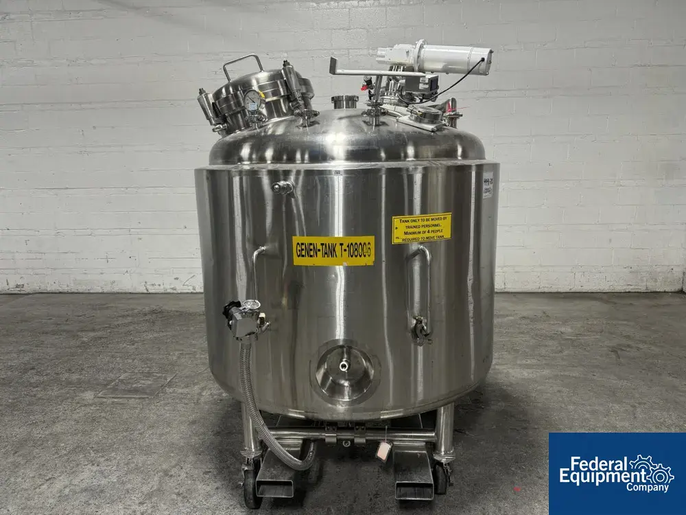 USED Precision 1,200 Liter Precision Stainless Reactor, Hastelloy C276, 45/150#