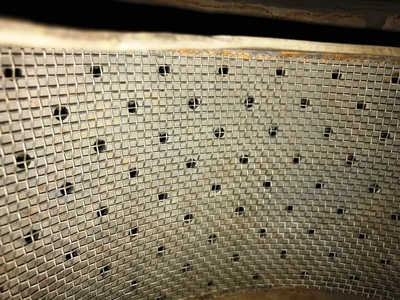 Tolhurst 12 x 6 perforate basket centrifuge, SS.