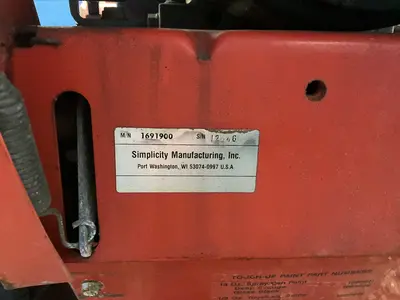Used SIMPLICITY SNOAWAY 8 60CN Material Handling (misc) Ohio US | HGR 24 #1486642