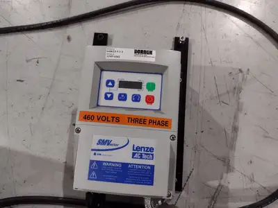 USED DORNER 3200 SERIES FLAT BELT CONVEYOR END DRIVE