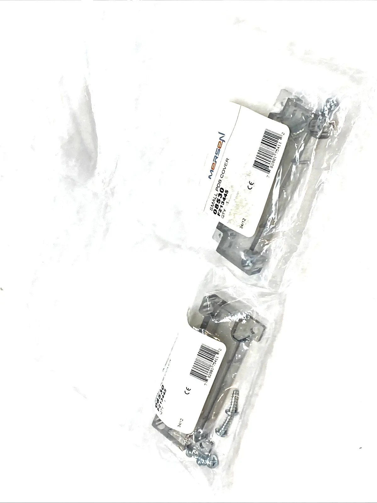 NEW MERSEN MINI PDB SAFETY COVER KIT POLYCARBONATE LOT OF 2